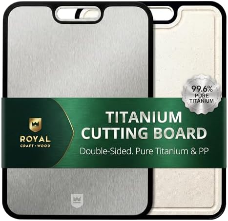 ROYAL CRAFT WOOD Cutting Board with Juice Groove - Kitchen Chopping Board for Meat Cheese and Vegetables, Heavy Duty Serving Tray by ROYALCRAFTWOOD