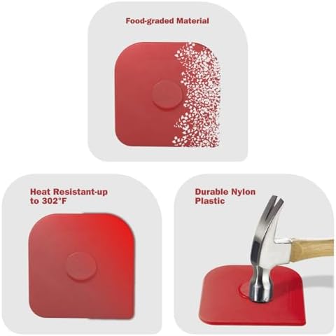 Pan Scraper, 5 Pcs Pot & Dish Scraper Plastic, Sturdy Scraper Kitchen Tool - Image 5