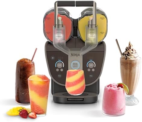 Ninja SLUSHi Twist Smart Frozen Drink Maker with Dual SlushAssist, FS701BR by Unknown