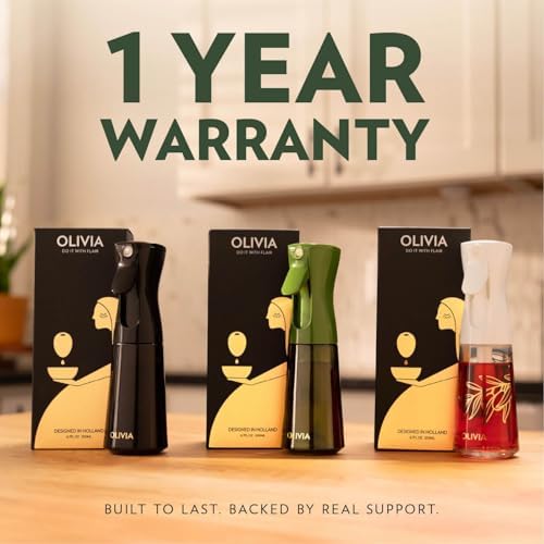 FLAIROSOL OLIVIA SIGNATURE Oil Sprayer, 200ml Glass, Black - Image 5