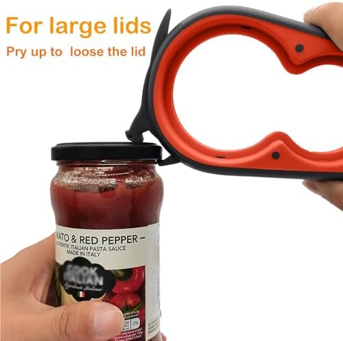 Jar Opener for Weak Hands, 5 in 1 Bottle Opener for Seniors with arthritis - Image 7