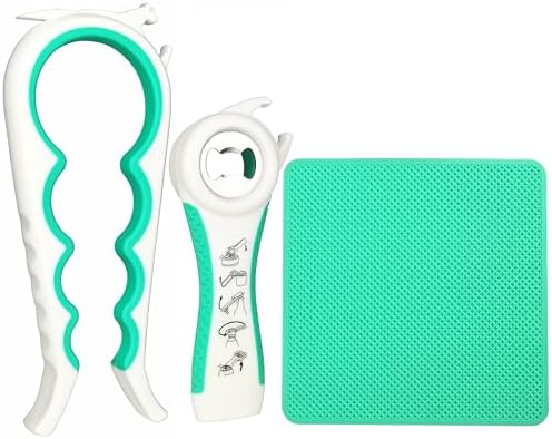 Jar Opener for Weak Hands, 5 in 1 Bottle Opener for Seniors with arthritis by Otstar