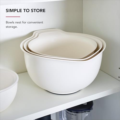 KitchenAid Universal Nesting Plastic Mixing Bowls, Set of 3 (Pack of 2) - Image 6
