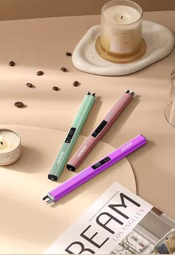 MEIRUBY Lighter Electric Candle Lighter, Birthday for Women Men Mom Wife Sister, Rechargeable USB Arc Lighters for Candle Camping BBQ - Image 5
