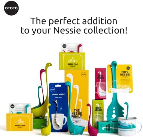 The Original Nessie Ladle by OTOTO - Soup Ladle, Cute Gifts, Funny Kitchen Gadgets, Loch Ness design, Cooking Gifts for Mom - Cute and Practical Kitchen Utensils - Unique Gifts for Women, Mothers Day - Image 7