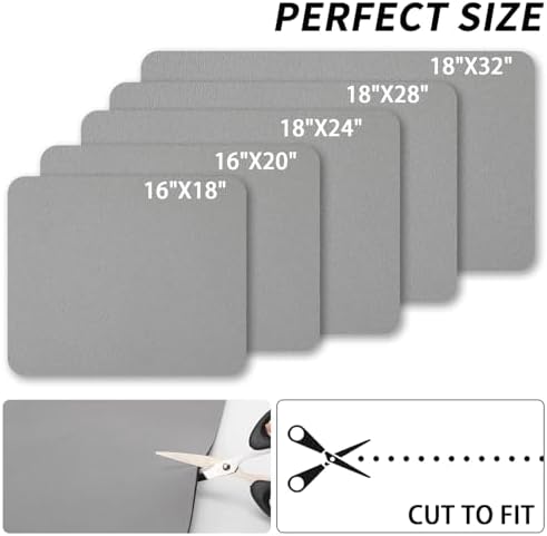 HotLive Dish Drying Mat for Kitchen Counter, Heat Resistant Drainer Mats with Non-slip Rubber Backed, Hide Stain Kitchen Super Absorbent Draining Mat, Easy to Clean Dish Rack Pad, Grey 18"x24" - Image 6