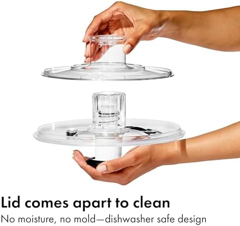 OXO Good Grips Glass Salad Spinner, Large 6.22-Qt, Lettuce & Fruit Washer - Image 5