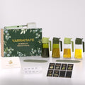 YARRAMATE Olive Oil Dispenser, 2 in 1 Oil Sprayer for Cooking, 17oz/500ml Glass Oil Spray Bottle with Pourer, Food-grade Oil Dispenser and Oil Sprayer for Kitchen, Salad, Frying (25_4pcs greenset) by YARRAMATE