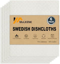 MoLKENE Swedish Dishcloths for Kitchen, 6 Pack Reusable Paper Towels, White by MoLKENE