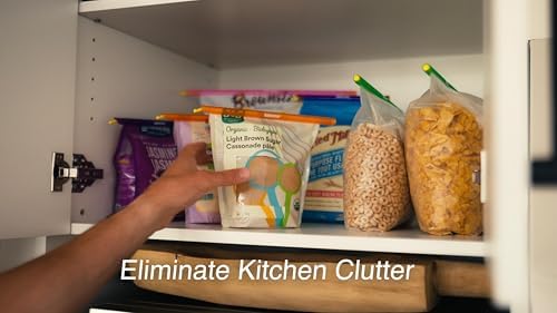 GripStic 12 Pack Assorted Food Bag Sealers Reusable Chip Clips Bag Clips - Image 6