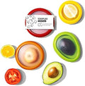 SOOPLEU Avocado Saver & Onion Storage, 4Pcs Silicone Fresh Produce Holder by IGNITINGHOMEANDKITCHENDELI