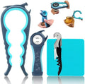 Jar Opener for Weak Hands, Seniors with Arthritis, 5 in 1 Bottle Opener by Otstar