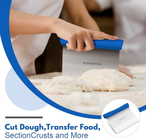 Multi-Purpose Stainless Steel Bench Scraper Dough Blender & Pastry Cutter - Image 3