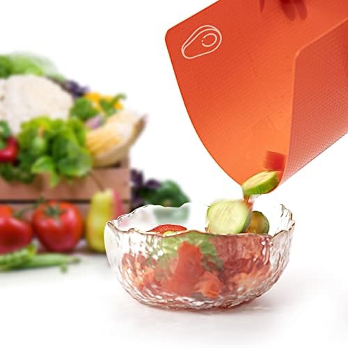 Goodluck 7 Pieces Flexible Cutting Boards, BPA Free Plastic Cutting Boards for Kitchen, Non Slip Cutting Mat for Meat and Vegetables - Image 5