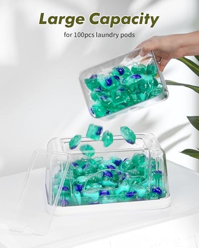 iCASA Trash Bag Dispenser Dishwasher Pods Container Under Sink Organizer - Image 5