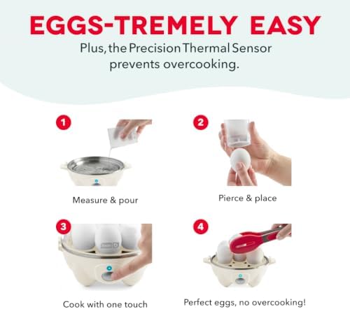 Dash Rapid Egg Cooker, 7 Eggs, Hard Boiled, Poached & Omelettes, Lavender - Image 5