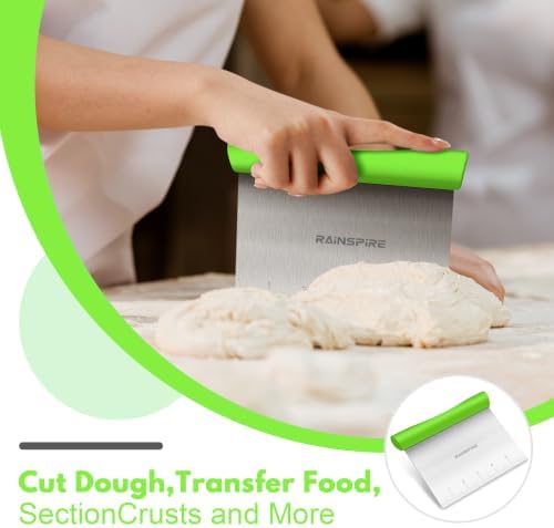 Multi-Purpose Stainless Steel Bench Scraper Dough Blender & Pastry Cutter - Image 3
