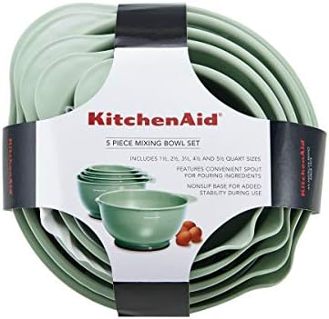 KitchenAid Classic Mixing Bowls, Set of 5, Pistachio (Pack of 4) - Image 6