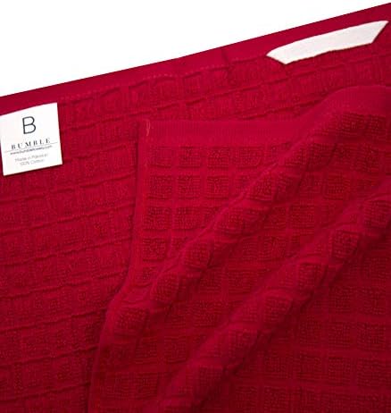 Premium Kitchen Towels 6 Pack 100% Cotton, 20"x28" Dish Towels - Red Check - Image 4