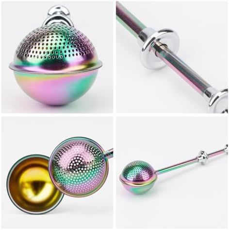HULISEN Flour Duster, 304 Stainless Steel Flour Sifter for Baking, Rainbow - Image 4