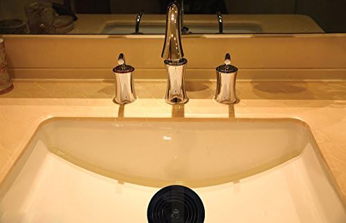 V-TOP Tub Stopper 2 Pack, 6 inches Large Silicone Drain Plug Hair Stopper Flat Suction Cover for Kitchen, Bathroom and Laundry - Image 3