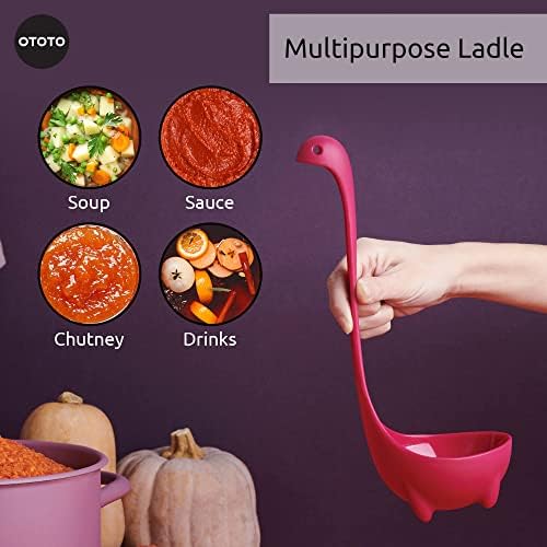 OTOTO The Original Nessie Ladle - Soup Ladle, Funny Gadgets, Loch Ness design, Cooking Gifts for Mom - Cute and Practical Kitchen Utensils - Unique Gifts for Women - Image 6