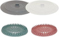 Shower Drain Hair Catcher Tub Stopper, V-TOP Drain Cover for Shower to Catcher Hair, Silicone Bathtub Drain Plug Suit for Bathroom Kitchen and Laundry, 4 Pack by V-TOP