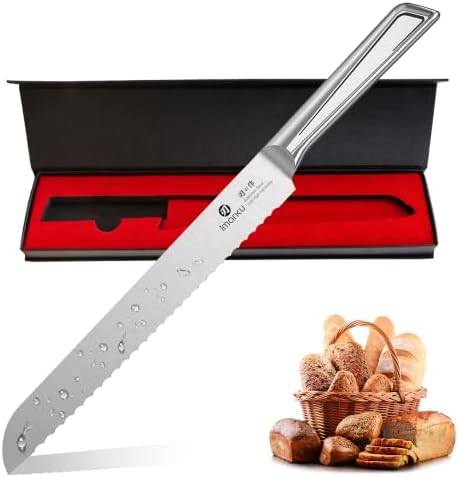 imarku Serrated Bread Knife with Japanese High Carbon Stainless Steel by imarku