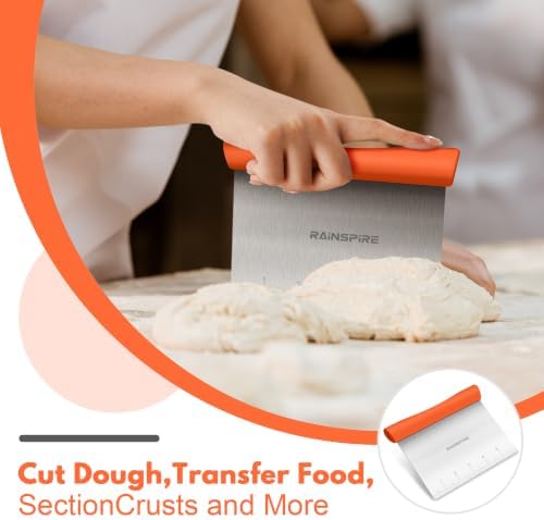 Multi-Purpose Stainless Steel Bench Scraper Dough Blender & Pastry Cutter - Image 3