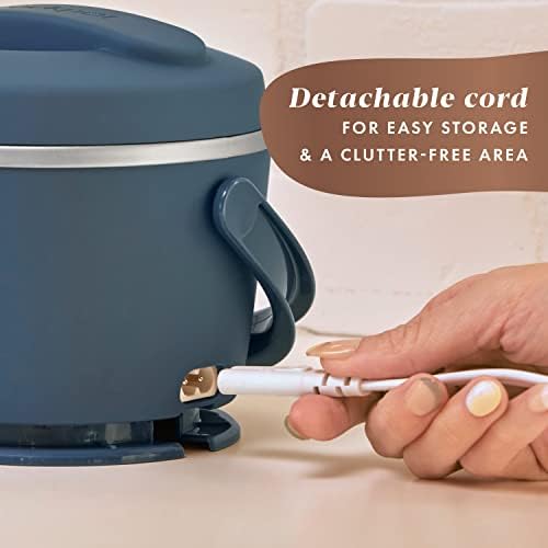 Crock-Pot 20-Ounce Electric Lunch Box Portable Food Warmer Faded Blue Perfect for Travel Car On-the-Go Keeps Food Warm Spill-Free Dishwasher-Safe (Pack of 4) - Image 3