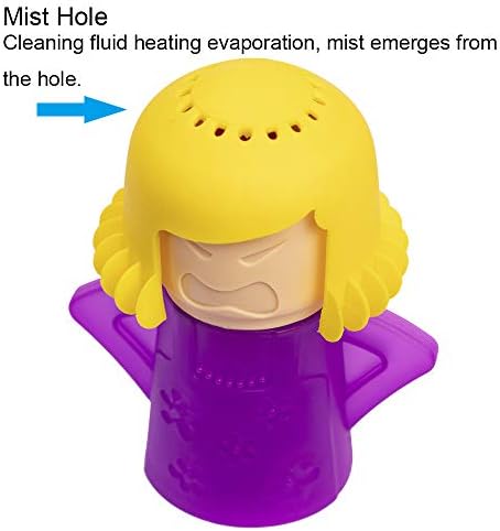Angry Mama Microwave Cleaner, Vinegar and Water Steam Tool (Purple) - Image 3