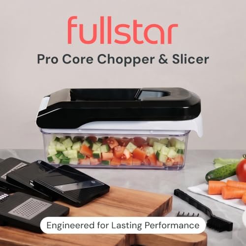 Fullstar Pro Core Vegetable Chopper & Mandoline Slicer, 6-in-1 Kitchen Tool - Image 2