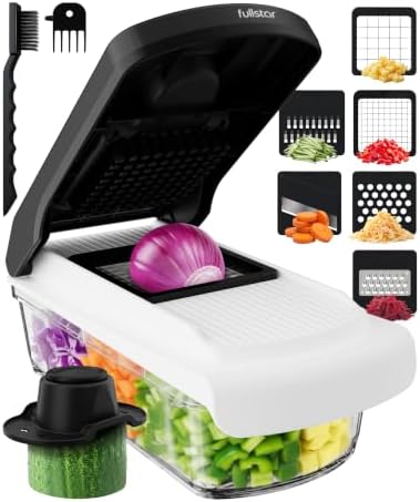 Fullstar Pro Core Vegetable Chopper & Mandoline Slicer, 6-in-1 Kitchen Tool by fullstar