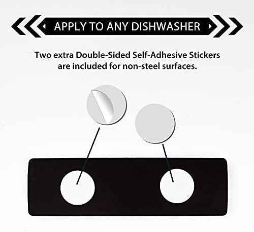 KitchenTour Dishwasher Magnet Clean Dirty Sign, Upgrade Super Strong Clean Dirty Magnet for Dishwasher, Large Text Easy to Read Non-Scratch Magnetic Indicator Kitchen Decor, Silver - Image 5