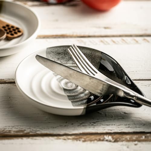 Large Ceramic Spoon Rest for Stove Top and Kitchen Counter, No Mess - Image 3