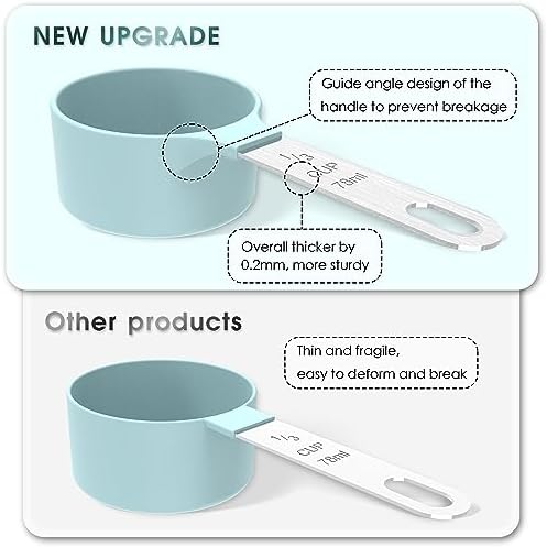 Measuring Cups & Spoons Set, Stackable Cups and Spoons - Image 2