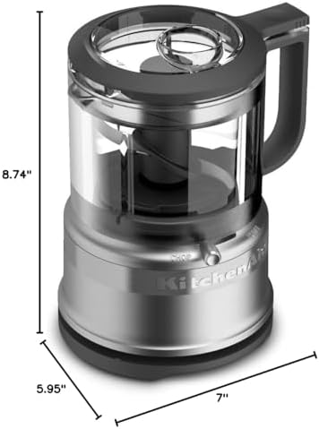 KitchenAid 3.5 Cup Food Chopper KFC3516CU, Contour Silver - Image 5