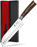Imarku Santoku Knife 7 Inch Japanese Style Sharp Edge Design Kitchen Knife by imarku