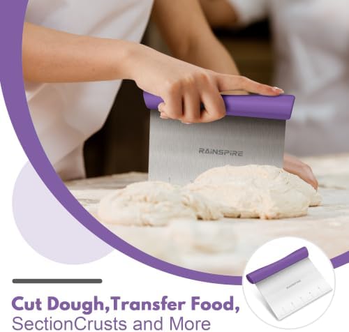 Multi-Purpose Stainless Steel Bench Scraper Dough Blender & Pastry Cutter - Image 3