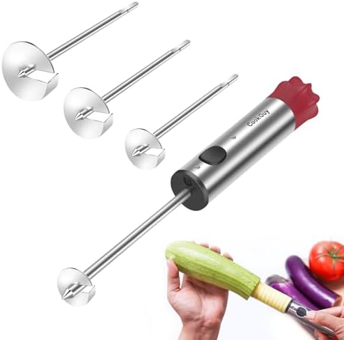 Cook Guy Multi-Purpose Veggie Drill - 4 Sizes Vegetable Corer Tool by CookGuy