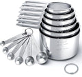 TILUCK Stainless Steel Measuring Cups & Spoons Set, Cups and Spoons by TILUCKBringsGoodLuck