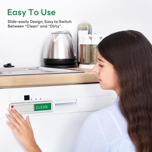 KitchenTour Clean Dirty Magnet for Dishwasher, Premium Stainless Steel - Image 4