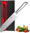 imarku Santoku Knife 7 Inch, Japanese Sharp High Carbon Stainless Steel by imarku