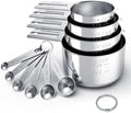 TILUCK Stainless Steel Measuring Cups & Spoons Set, Cups and Spoons by TILUCKBringsGoodLuck
