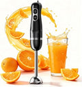 Turelar Immersion Blender Corded 400W, 2 Speed, Emulsifier, Blend, BPA-Free by Turelar
