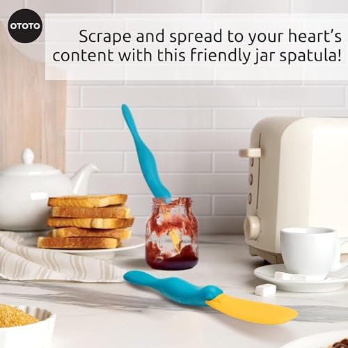 OTOTO Splatypus Jar Spatula for Scooping and Scraping - Unique Fun Cooking Kitchen Gadgets for Foodies - BPA-free & 100% Food Safe - Crepe Spreader - Image 3