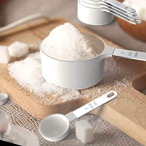 Measuring Cups & Spoons Set, Stackable Cups and Spoons - Image 6