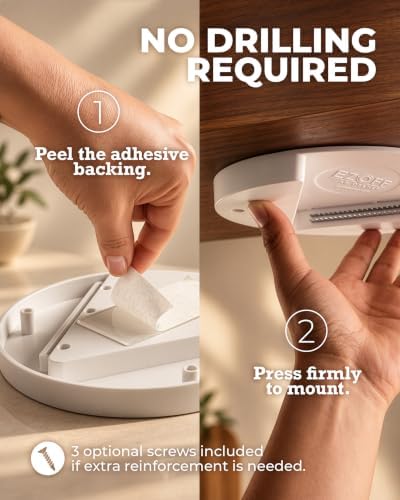 EZ Off Jar Opener for Seniors - Under Cabinet Jar Openers for Weak Hands, Easy Grip, Arthritis jar opener, One Handed Gadgets & Bottle Opener - Essential Kitchen Gadgets for Home Assistance - White - Image 6