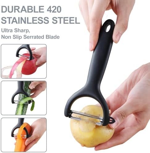 SupMaKin Safe Mandoline Slicer for Kitchen,Adjustable Potato Slicer 1-8 mm - Image 6