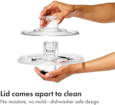 OXO Good Grips 6.22 Qt Salad Spinner, Vegetable Washer with Bowl & Strainer - Image 5